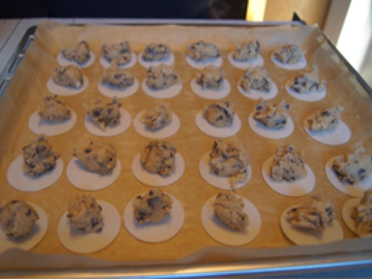 Schoko-Haselnuss-Cookies - Rezept mit Bild