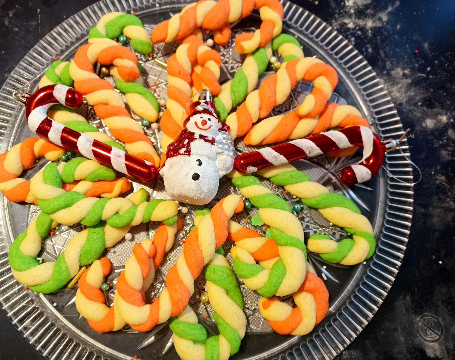 Zuckerstangen Weihnachtsplätzchen Rezept mit Bild kochbar.de