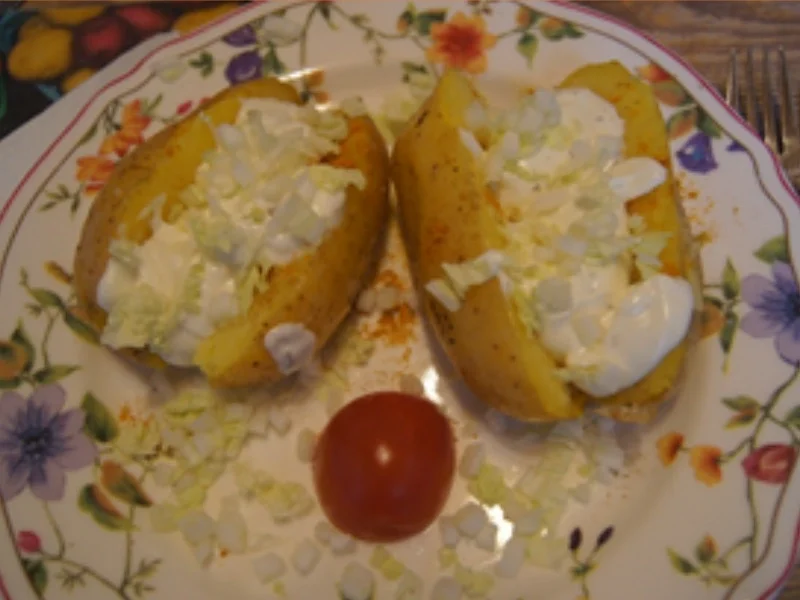 Rezept: Backofenkartoffeln mit sour cream Bild Nr. 2 Backofenkartoffeln mit sour cream - Rezept - Bild Nr. 2