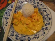 Garnelencurry mit Mango und Basmatireis - Rezept - Bild Nr. 2
