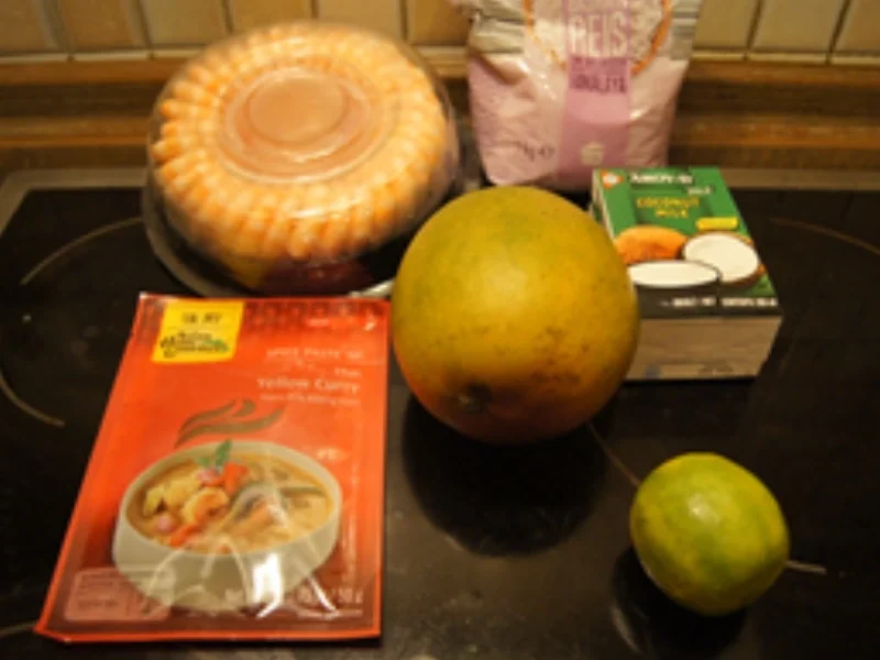 Rezept: Garnelencurry mit Mango und Basmatireis Bild Nr. 4 Garnelencurry mit Mango und Basmatireis - Rezept - Bild Nr. 4