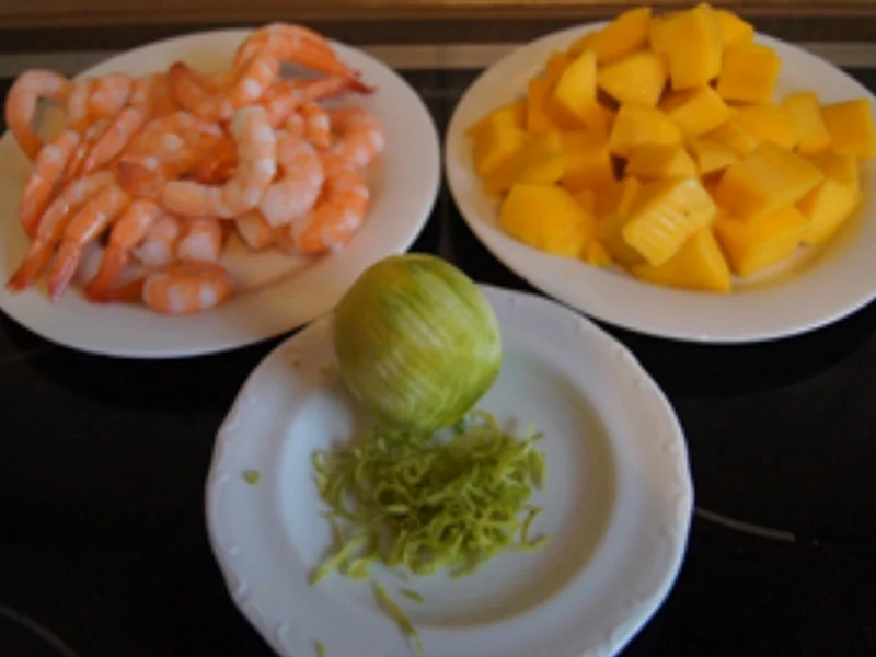Rezept: Garnelencurry mit Mango und Basmatireis Bild Nr. 8 Garnelencurry mit Mango und Basmatireis - Rezept - Bild Nr. 8