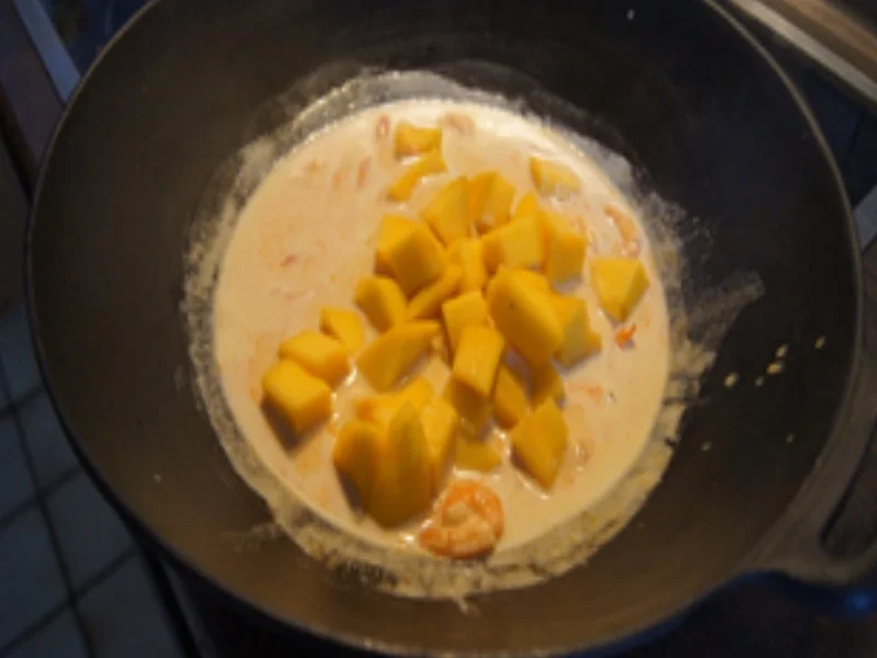 Rezept: Garnelencurry mit Mango und Basmatireis Bild Nr. 11 Garnelencurry mit Mango und Basmatireis - Rezept - Bild Nr. 11