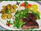 Marinierte Gänsebrust auf pikantem Feldsalat zur kochbar Challenge 2021 - Rezept - Bild Nr. 2