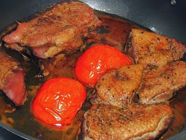 Marinierte Gänsebrust auf pikantem Feldsalat zur kochbar Challenge 2021 - Rezept - Bild Nr. 15168