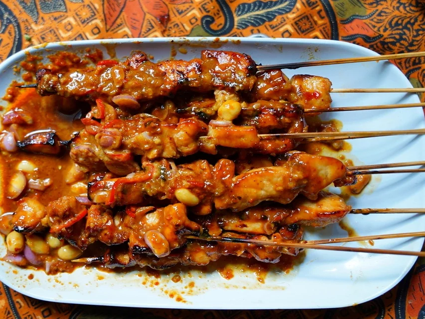 -Kulinarische-Weltreise- Hühnerfleischspieße mit Erdnusssauce – Gai Sate - Rezept - Bild Nr. 15170