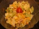 Eisbergsalat mit Thunfischfilet, Orange, Zwiebel und Ei - Rezept - Bild Nr. 2