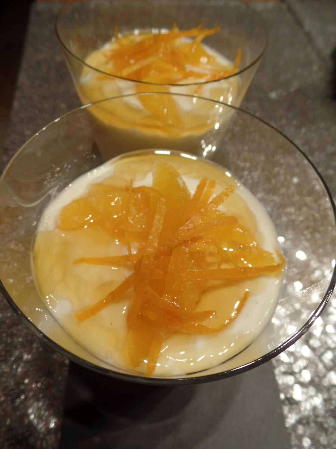 Orangen-Joghurt mit Honig - Rezept mit Bild - kochbar.de