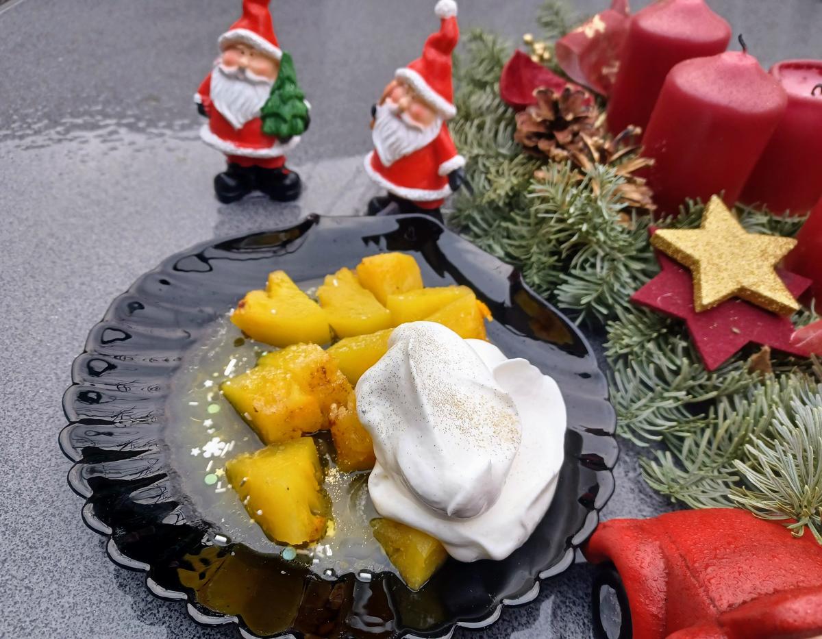 Weihnachtliches Dessert zur kochbar Challenge Dezember 2021 - Rezept - Bild Nr. 15178