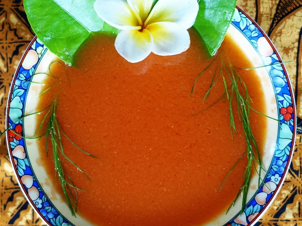 Rezept: Scharfe Garnelensauce Anjani -- Saus udang pedas ala Anjani Bild Nr. 15178 Scharfe Garnelensauce Anjani -- Saus udang pedas ala Anjani - Rezept - Bild Nr. 15178