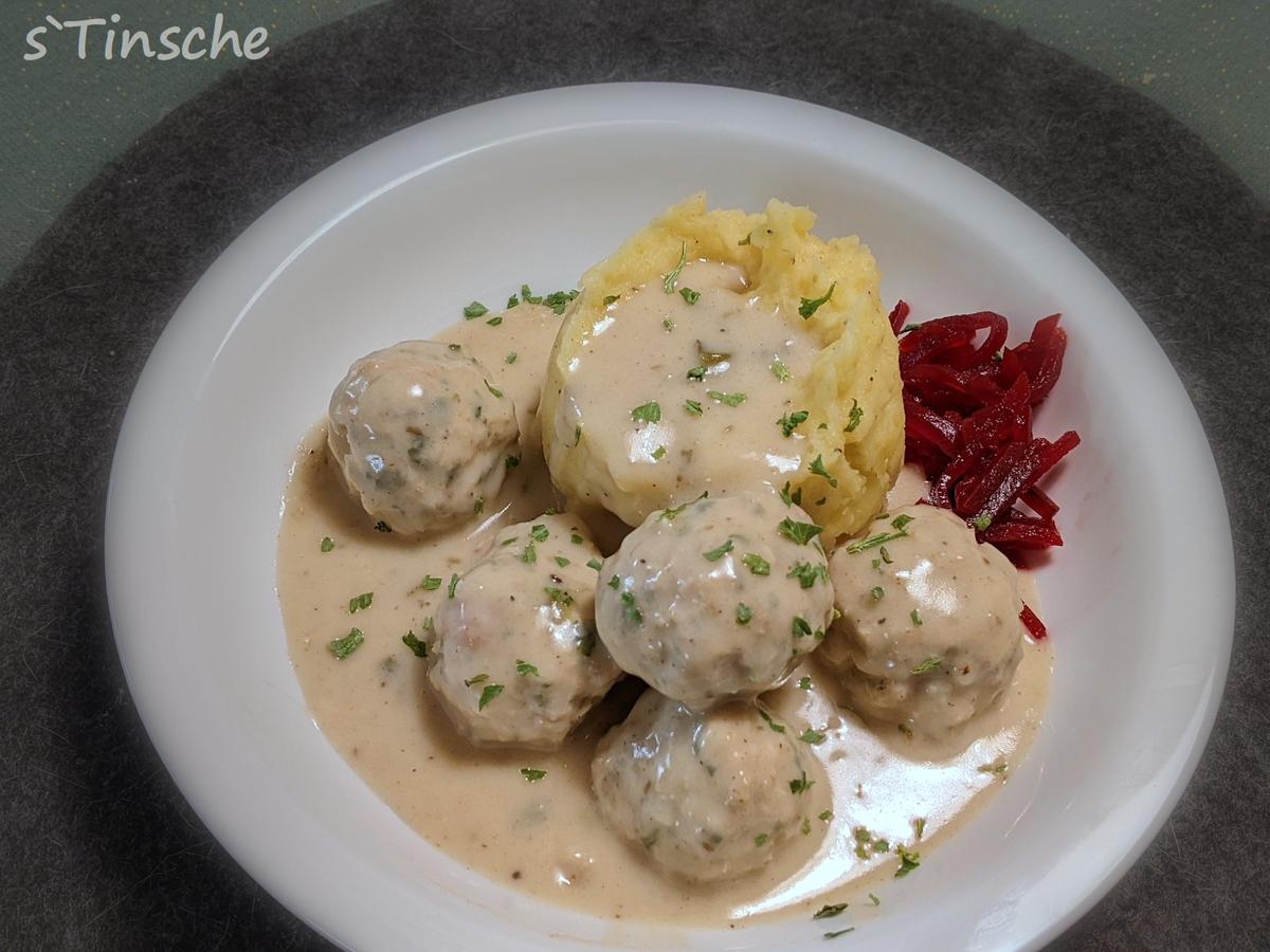 Königsberger Klopse aus Hähnchen - Rezept