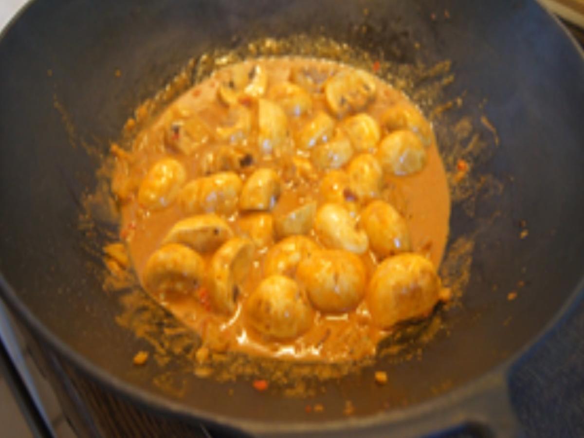 Curry-Champignons mit Basmatireis - Rezept - Bild Nr. 12