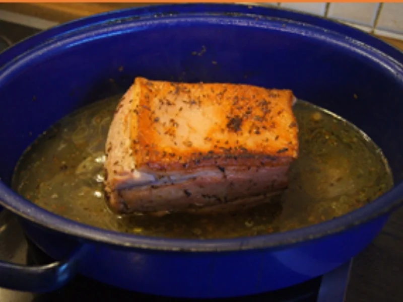 Schweinebraten mit Gemüse und Thüringer Knödel - Rezept - Bild Nr. 15209