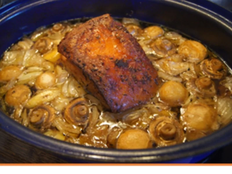 Schweinebraten mit Gemüse und Thüringer Knödel - Rezept - Bild Nr. 15213