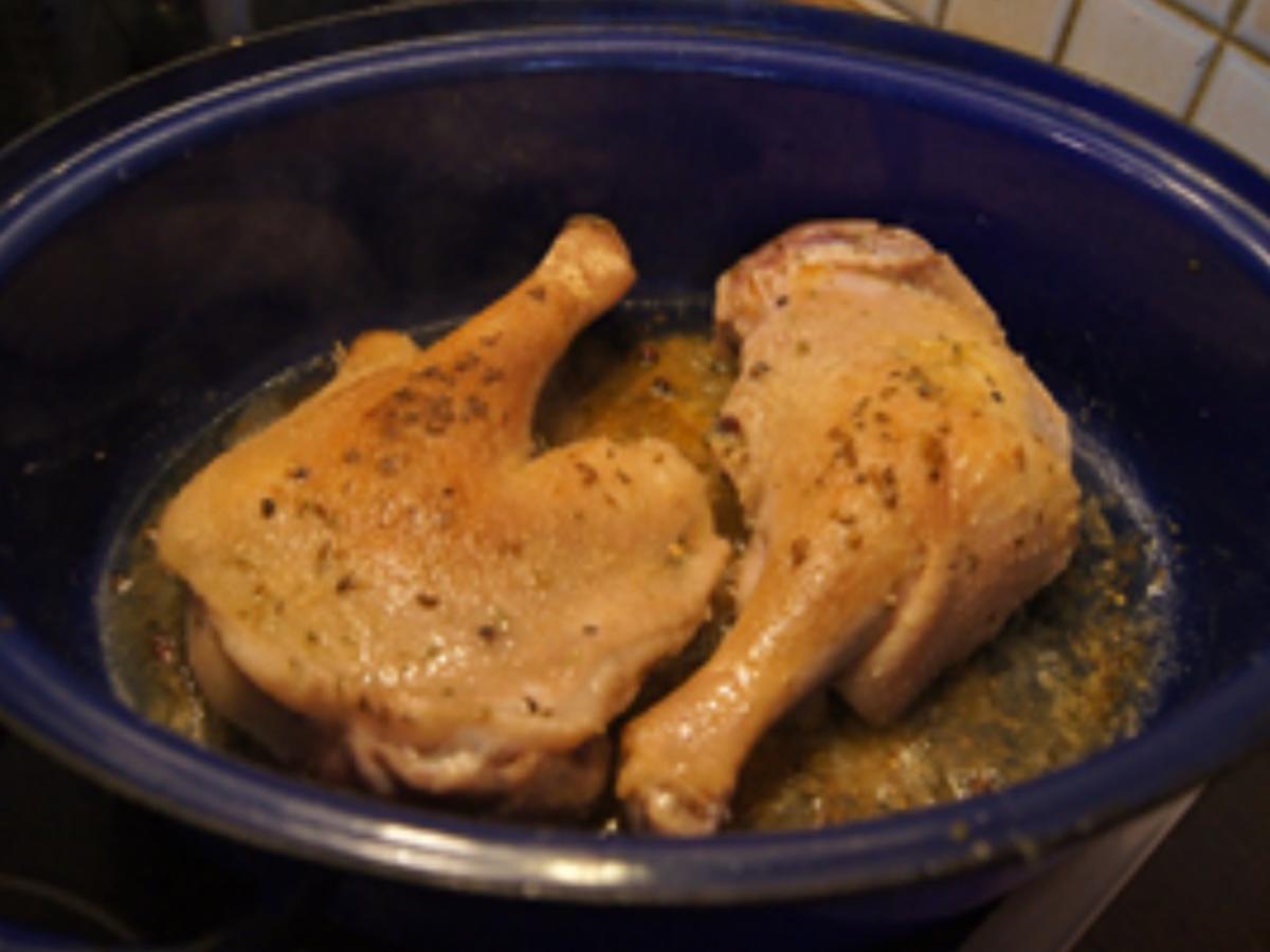 Gänsekeule mit Böhmischen Knödeln, Gemüsecreme und Apfelrotkohl Rezept kochbar.de