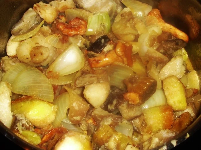 Rezept: Wildschweinbraten ostpreußisch mit Waldpilzen - kulinarische Weltreise Bild Nr. 15243 Wildschweinbraten ostpreußisch mit Waldpilzen - kulinarische Weltreise - Rezept - Bild Nr. 15243