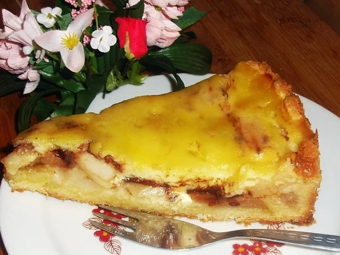 Rezept: Apfel-Pudding-Kuchen - zur kochbar Challenge 2021 Bild Nr. 2 Apfel-Pudding-Kuchen - zur kochbar Challenge 2021 - Rezept - Bild Nr. 2