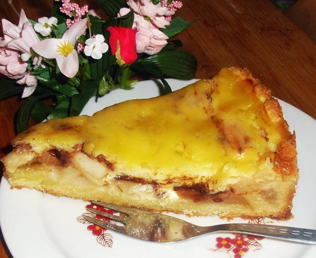 Apfel-Pudding-Kuchen - zur kochbar Challenge 2021 - Rezept - kochbar.de