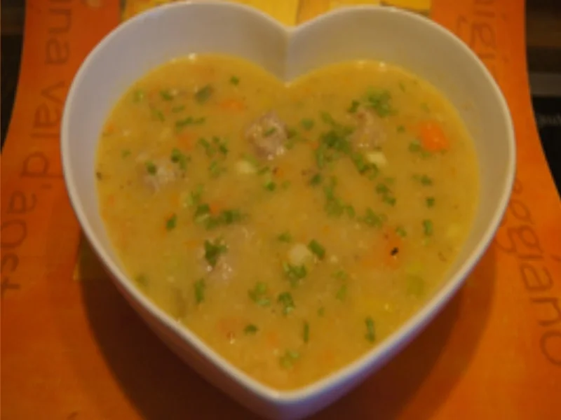 Kartoffel-Gemüse-Eintopf mit Mettbällchen - Rezept - Bild Nr. 15236