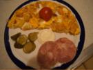 Knödel-Ei-Omelett mit Bauersülze - Rezept - Bild Nr. 2