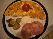 Knödel-Ei-Omelett mit Bauersülze - Rezept - Bild Nr. 2