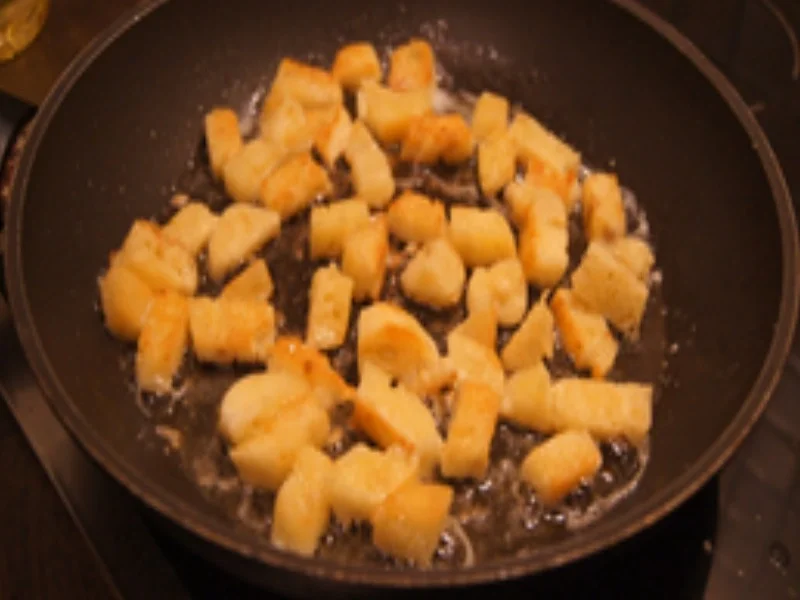 Knödel-Ei-Omelett mit Bauersülze - Rezept - Bild Nr. 3