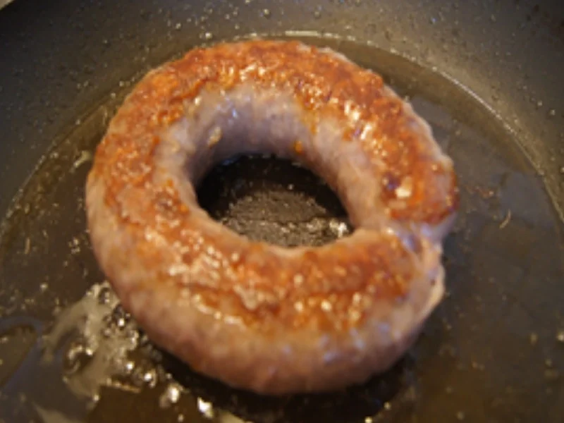 Rezept: Schwartenwurst mit Bobby-Bohnen und pikanten Kartoffelstampf mit Süßkartoffel Bild Nr. 5 Schwartenwurst mit Bobby-Bohnen und pikanten Kartoffelstampf mit Süßkartoffel - Rezept - Bild Nr. 5