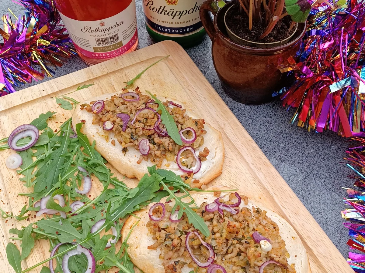 Kleine Fladen zum Jahreswechsel zur kochbar Challenge Dezember 2021 - Rezept - Bild Nr. 15247