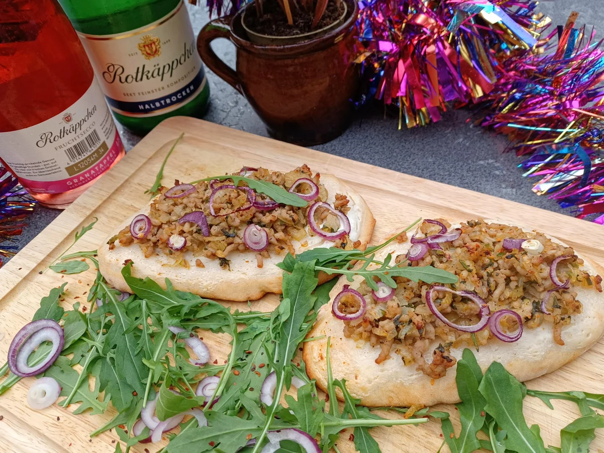 Kleine Fladen zum Jahreswechsel zur kochbar Challenge Dezember 2021 - Rezept - Bild Nr. 15257