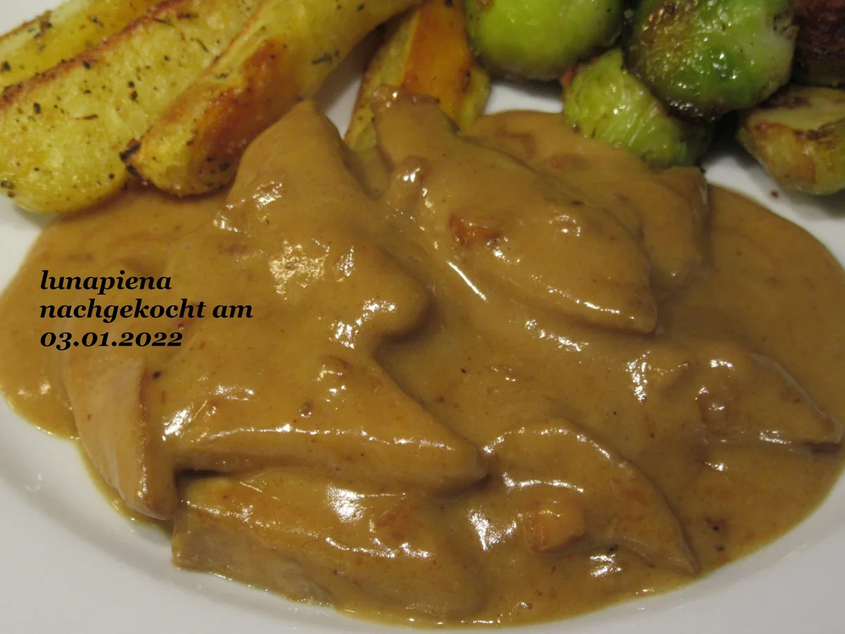 Rezept: Hähnchensate mit Erdnuß-Sahne Sauce Bild Nr. 15248 Hähnchensate mit Erdnuß-Sahne Sauce - Rezept - Bild Nr. 15248