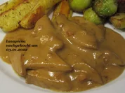 Hähnchensate mit Erdnuß-Sahne Sauce - Rezept - Bild Nr. 15248