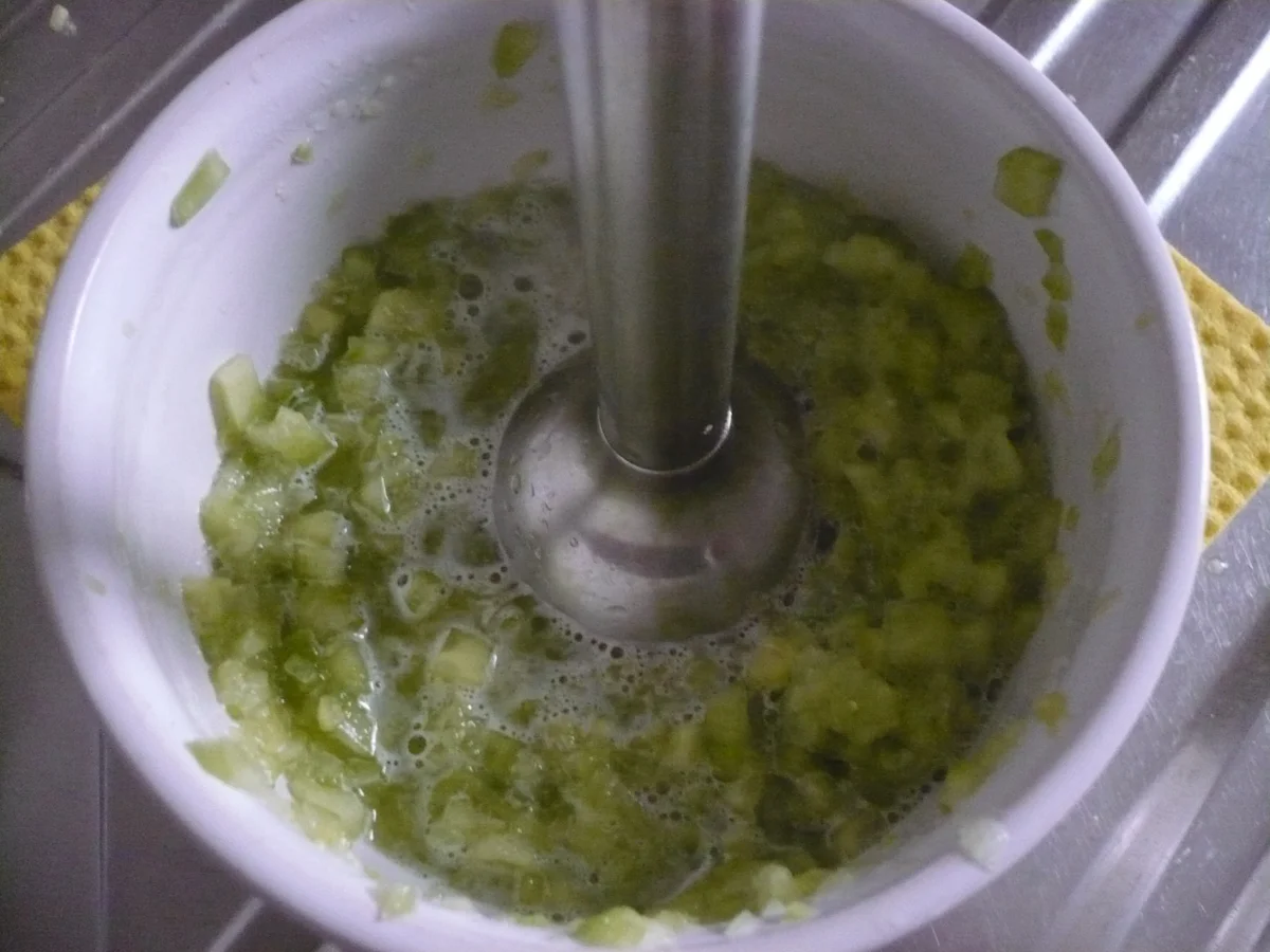 Gurken Gelee mit Räucherlachs und Feigensenfcreme - Rezept - Bild Nr. 15256