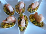 Scampi auf Mangosalat - Rezept - Bild Nr. 2
