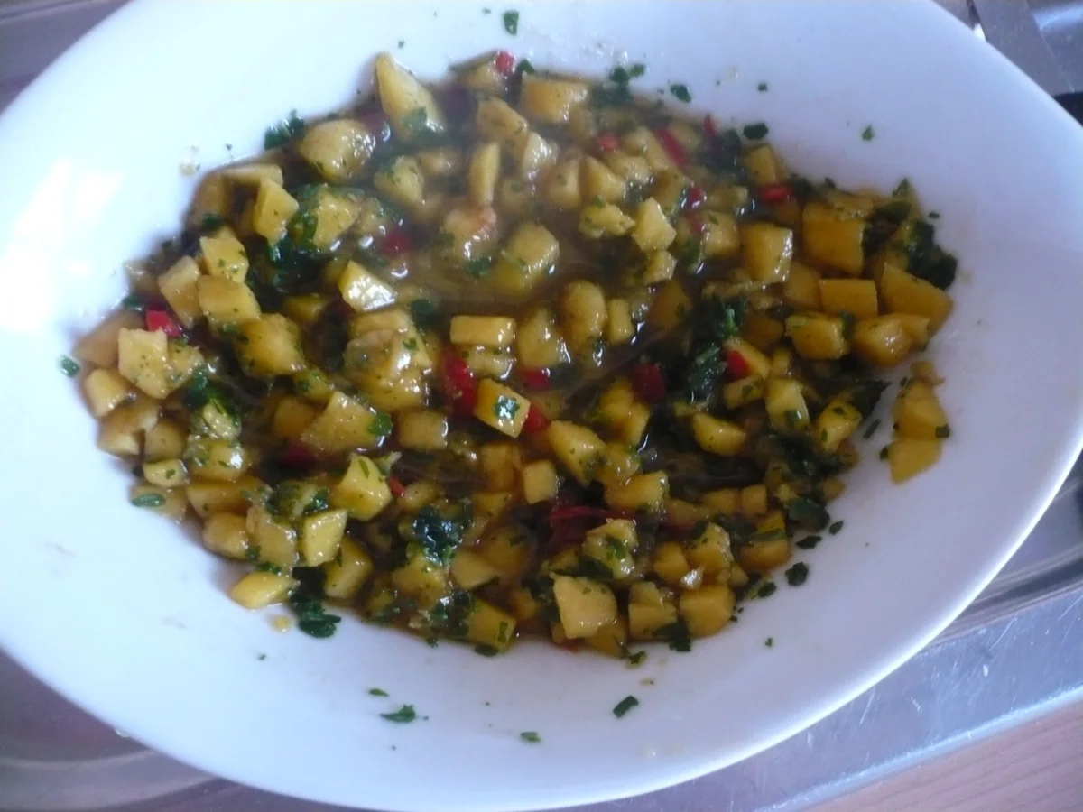 Rezept: Scampi auf Mangosalat Bild Nr. 9 Scampi auf Mangosalat - Rezept - Bild Nr. 9