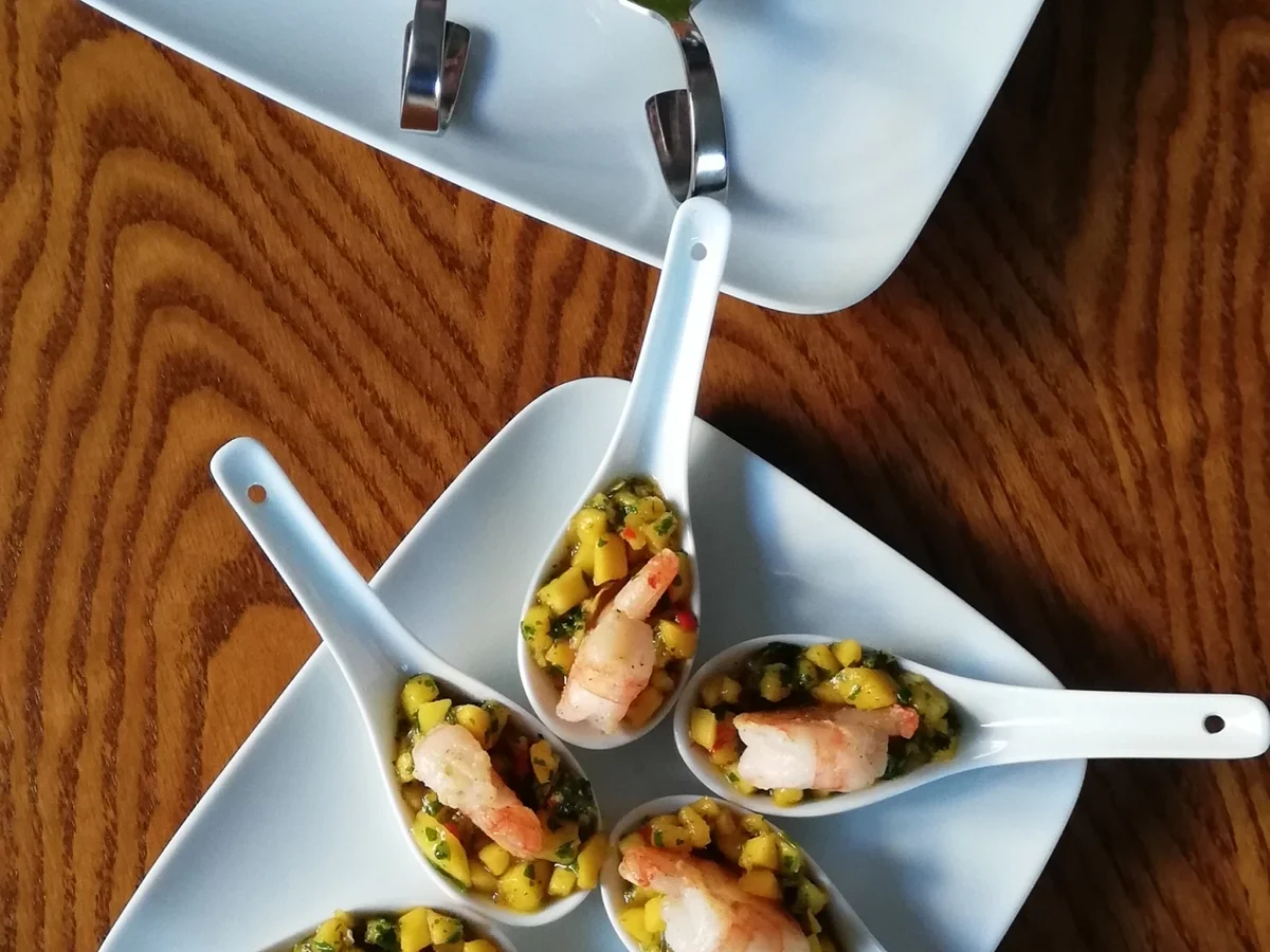 Rezept: Scampi auf Mangosalat Bild Nr. 10 Scampi auf Mangosalat - Rezept - Bild Nr. 10