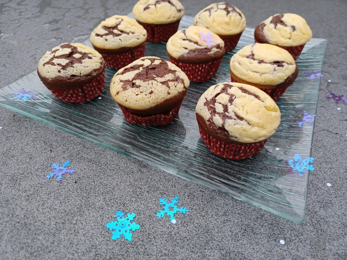 Rezept: Schokoladen - Käsekuchen - Muffin Bild Nr. 15265 Schokoladen - Käsekuchen - Muffin - Rezept - Bild Nr. 15265