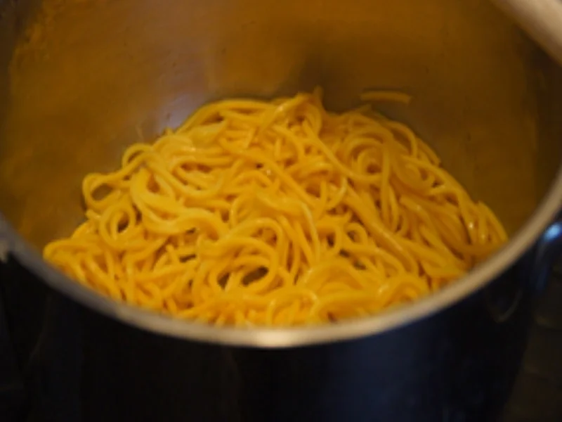 Mie-Nudeln mit Gemüse und gekochten Schinken - Rezept - Bild Nr. 5