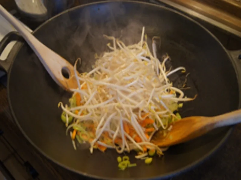 Mie-Nudeln mit Gemüse und gekochten Schinken - Rezept - Bild Nr. 13