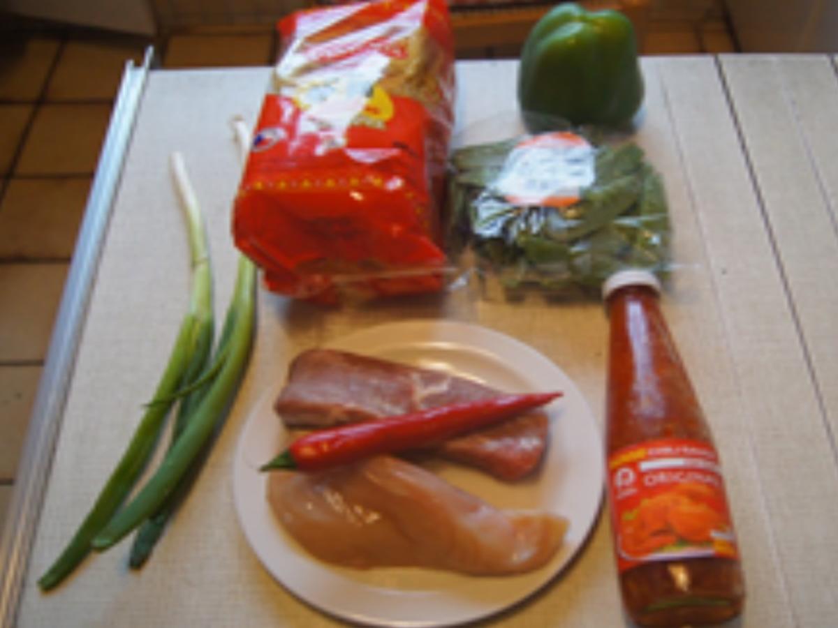 Asia-Chili-Fleischmix mit Gemüse und Mie-Nudeln - Rezept - Bild Nr. 3