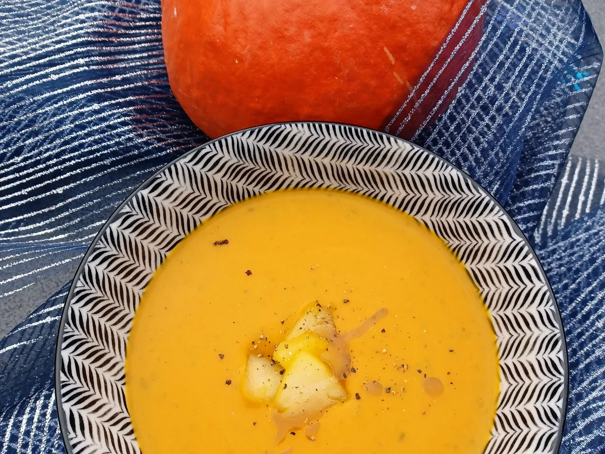 Kürbis - Süßkartoffel - Suppe - Rezept - Bild Nr. 2