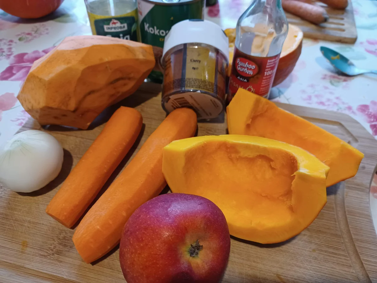 Kürbis - Süßkartoffel - Suppe - Rezept - Bild Nr. 15254