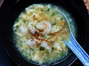 Rezept: Schnelle Eierblumensuppe mit Garnelen Bild Nr. 15261 Schnelle Eierblumensuppe mit Garnelen - Rezept - Bild Nr. 15261