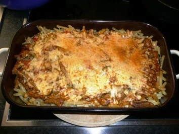 Rezept: Makkaroniauflauf mit Gyros Makkaroniauflauf mit Gyros - Rezept