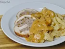 Zarter Hähnchen-Rollbraten mit Pfifferlingsbrät - Rezept - Bild Nr. 15266