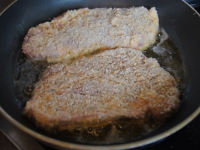 Nackenkotelett mit Rahm-Kohlrabi und Süßkartoffelstampf - Rezept - Bild Nr. 5