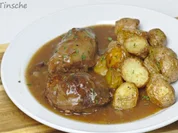 Schweinebäckchen zart geschmort in belgischer Kriek-Biersoße - Rezept - Bild Nr. 7