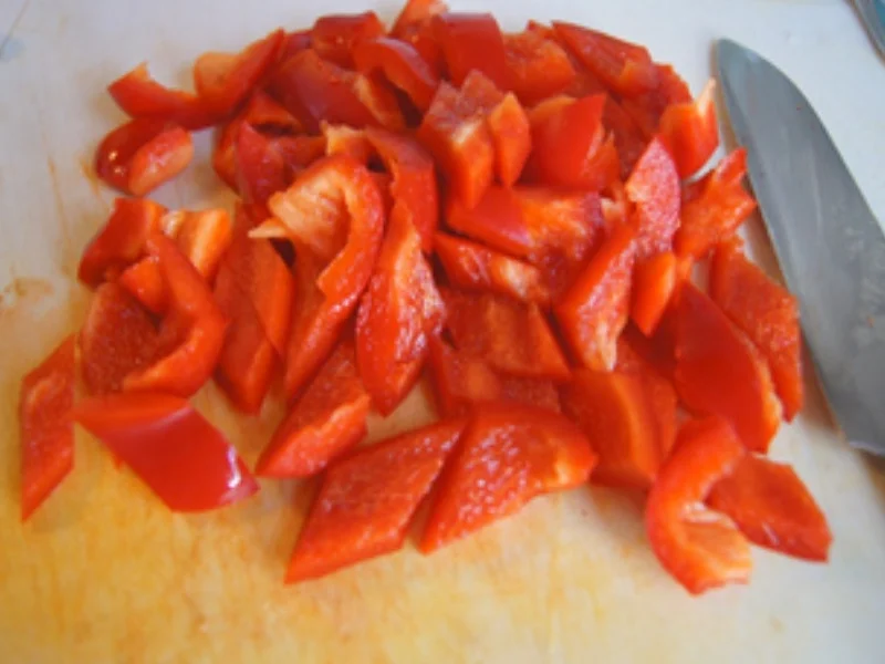 Seelachsfilet frittiert mit Gemüse süß-sauer und Basmati-Reis - Rezept - Bild Nr. 5