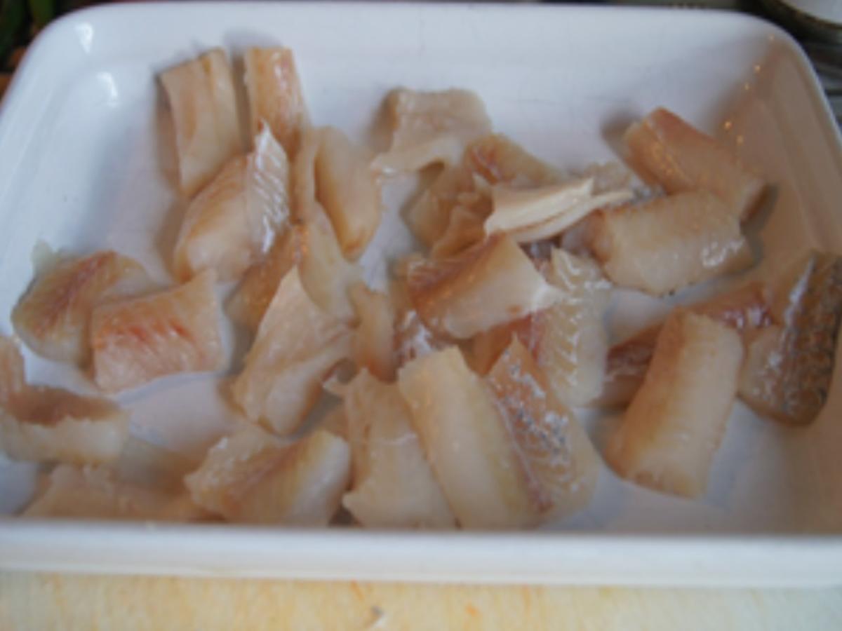 Seelachsfilet frittiert mit Gemüse süß-sauer und Basmati-Reis - Rezept - Bild Nr. 13