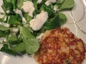 Plinsen 2,0 mit Mausohrsalat - Kartoffelbrei-Küchlein - Rezept - Bild Nr. 15277