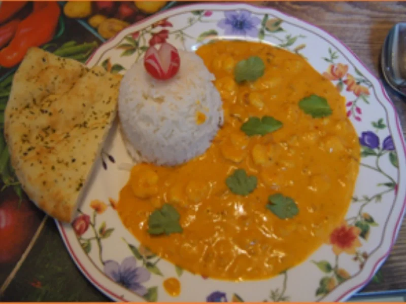 Garnelencurry mit Basmatireis - Rezept - Bild Nr. 2